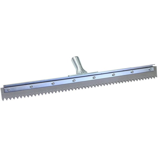 The Brush Man 24” Floor Squeegee, 1/2” Serrations, Non-Marking, 6PK FS24SE-1/2